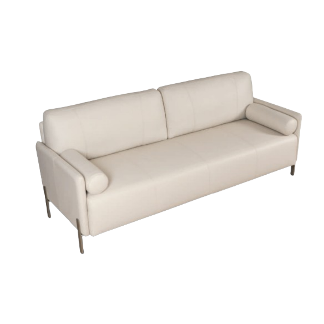 SOFA BELLA_ LIVING - COURO NATURAL
